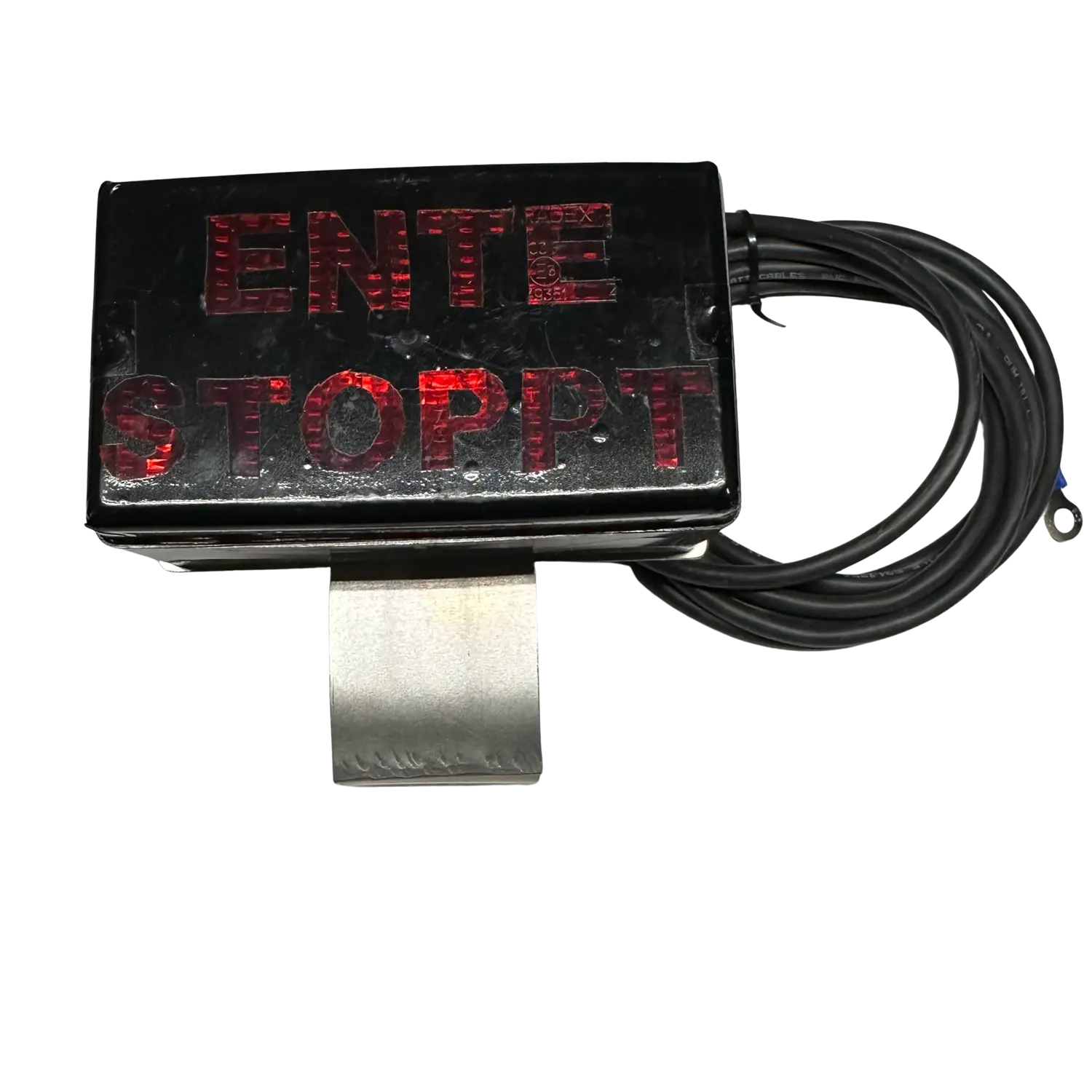 3. Bremsleuchte "Ente Stoppt" – Montage Rückbank (2CV)