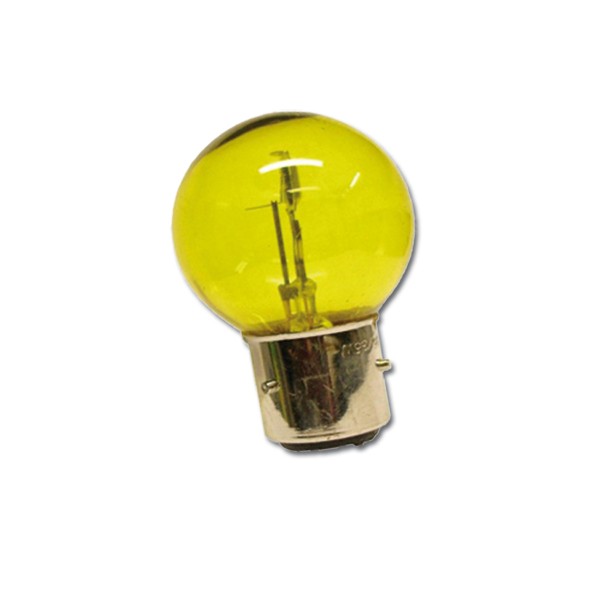 Glühlampe 6V Baionette BA21 40/45W gelb (3 Stifte)