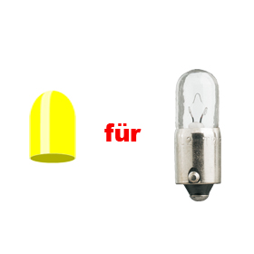 Lampen-Kappe gelb T9 nur für den Innenbereich