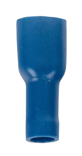 Kabelverbinder Flachsteckhülse vollisoliert Blau 6,3x8mm 1,5-2,5mm² Kabelverbinder Flachsteckhülse vollisoliert Blau 6,3x8mm 1,5-2,5mm²