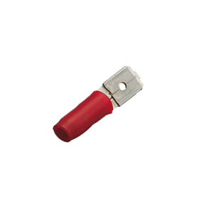 Kabelverbinder Flachstecker Rot 4,7x8mm 5-1mm²