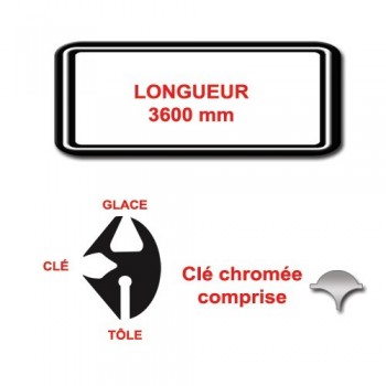 Frontscheibendichtung Mehari Altes Modell 3600mm 68 bis 71 Frontscheibendichtung Mehari Altes Modell 3600mm 68 bis 71