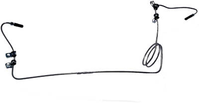 Bremsleitung vorne an Spritzwand LHM Edelstahl 2CV Bremsleitung vorne an Spritzwand LHM Edelstahl 2CV