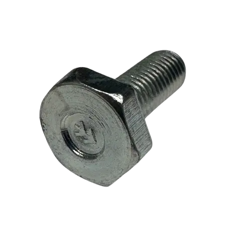 Schraube M7x22 1,00 SW14 mit Winkel blau verzinkt