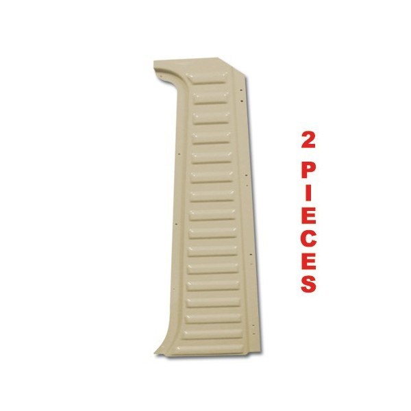 Dachträgerverkleidung links Mehari (2 teilig) beige (Beige Hoggard)