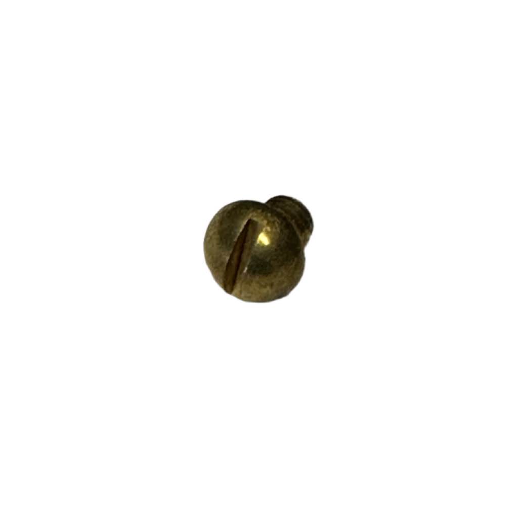 Schraube Rundkopf mit Schlitz M4x5 Messing