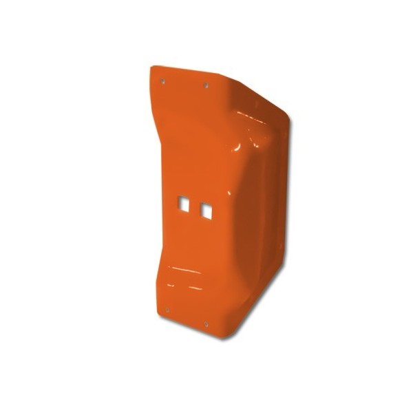 Schlossfallenaufnahme an Karosserie Mehari Neues Modell orange (Orange Kirchiz)