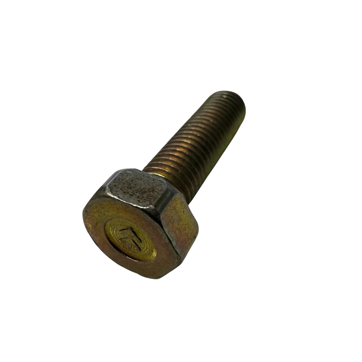 Schraube M7x25 1,00 SW11 mit Winkel gelb verzinkt